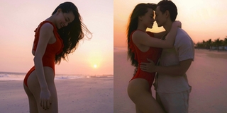 Hồ Ngọc Hà khoe dáng với bikini dịp đầu năm