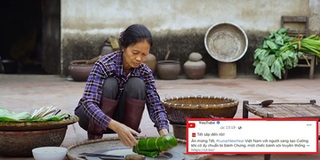 Fanpage YouTube chia sẻ clip gói bánh chưng của kênh Ẩm Thực Mẹ Làm