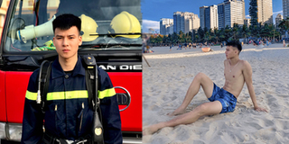 Chàng lính cứu hỏa Lạng Sơn: Chiều cao lý tưởng, body 6 múi cực phẩm