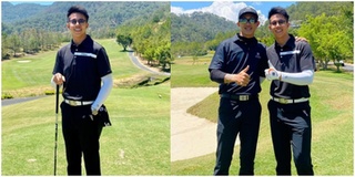 Giữa ồn ào chia tay, Matt Liu rủ bạn trai cũ Hương Giang đi chơi golf