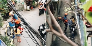 Anh shipper chở con tới mua, cô gái tặng luôn chiếc xe đạp cũ