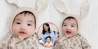 "Bánh bao sữa" nhà Đông Nhi đáng yêu khi hóa thân thành bé thỏ nhí