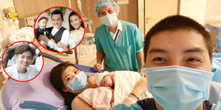 Dàn sao Việt chúc mừng khi vợ diễn viên Ngọc Trai sinh con gái thứ 2