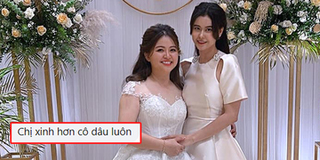 Trương Quỳnh Anh chiếm trọn spotlight khi đi dự đám cưới