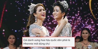 Fan sắc đẹp tranh cãi: Phạm Hương và H'Hen Niê ai là Hoa hậu quốc dân