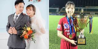 Nữ tuyển thủ bóng đá Việt bất ngờ lấy chồng, hé lộ danh tính chú rể