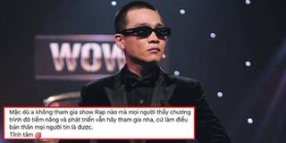 Dân tình thất vọng trước thông tin Wowy không trở lại Rap Việt mùa 2