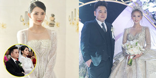 Hệ người chơi váy cưới khủng: Vợ Phan Mạnh Quỳnh đầu tư 18.000 đá quý