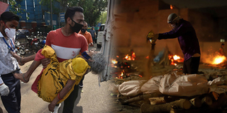 Số ca hỏa táng vì nCoV tại New Delhi (Ấn Độ) cao gấp đôi số chính thức