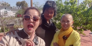 Nghệ sĩ Kim Ngân được Thúy Nga đưa lên chùa tìm chỗ tá túc