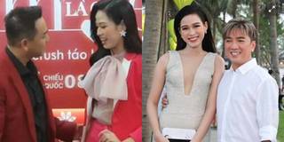 Hoa hậu Đỗ Thị Hà tự "phá lệ", cho phép Đàm Vĩnh Hưng chụp ảnh ôm eo