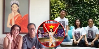 Gia đình gửi lời động viên đến Khánh Vân trước giờ G Miss Universe
