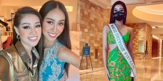 Khánh Vân ghi điểm hành động ga lăng với bạn chung phòng Miss Universe