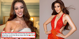 Người hâm mộ động viên khi Khánh Vân dừng chân top 21 Miss Universe