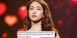 Hòa Minzy chia sẻ quan điểm vụ "khán giả nuôi nghệ sĩ"