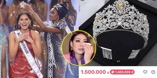 Vương miện pha ke Miss Universe được rao bán trên mạng với giá cực rẻ