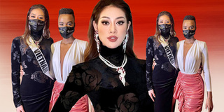 Khánh Vân đeo trang sức 843 viên đá quý đọ sắc với Miss Universe 2019