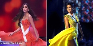 Đọ cú xoay váy thần sầu của Khánh Vân và H'Hen Niê tại Miss Universe