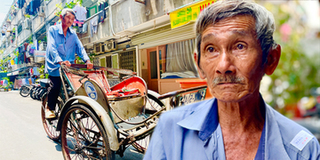 Cụ ông U80 đạp xích lô nuôi con gái tâm thần ở Sài Gòn