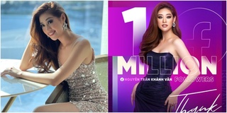 Sau 5 ngày dự thi Miss Universe, Khánh Vân đạt 1 triệu người theo dõi