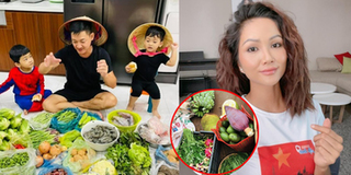 Vợ chồng Hải Băng, Hoa hậu H'Hen Niê được tiếp tế đồ ăn mùa dịch