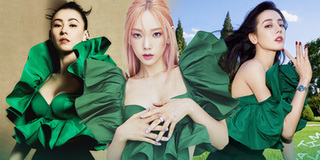 Taeyeon so kè nhan sắc với loạt sao Hoa ngữ trong cùng 1 chiếc áo