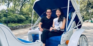 Trần Bảo Sơn cùng con gái ngồi xe ngựa khám phá thành phố New York
