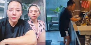 Hoàng Touliver thích chơi trò "tráo mặt" với vợ, làm DJ khi rửa chén