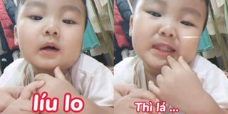 Quý tử nhà Hòa Minzy trổ tài làm ca sĩ nhí: vừa hát vừa tự quay clip