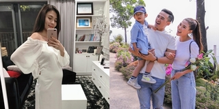 Thúy Diễm khoe ảnh lúc mang thai: "Con trong bụng 5 tháng vẫn đi quay"