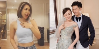 Vợ Mạnh Trường hài hước phản ứng trước thềm "đám cưới" của ông xã
