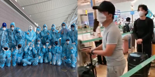 Trường Giang đùa giỡn với dàn cast Running Man Việt Nam tại sân bay