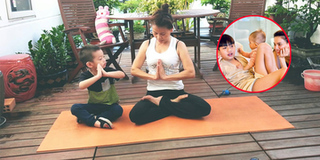 Hồ Ngọc Hà lần đầu chia sẻ khung ảnh Subeo đáng yêu tập yoga lúc nhỏ