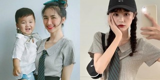Chán thời đồ hiệu, "mẹ bỉm" Hòa Minzy lại yêu thích váy áo rẻ bèo
