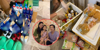 Vợ chồng Phan Như Thảo vui mừng khi được bạn thân tiếp tế lương thực