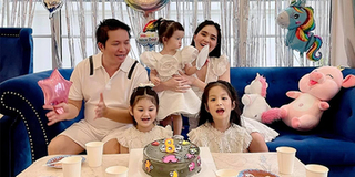 Đoàn Di Băng và ông xã tổ chức sinh nhật cho con gái trong mùa dịch