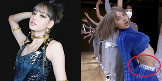 Lisa cố tình để lộ cạp quần có tên mình trong dance practice "LALISA"