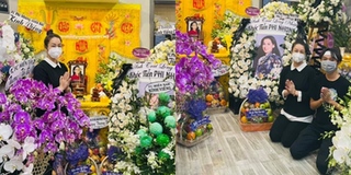 Nhật Kim Anh đến viếng Phi Nhung, Hồ Văn Cường tất bật đáp lễ khách