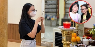 Hậu ồn ào không hay, Phương Mỹ Chi đến chùa làm lễ 49 ngày cho cô Út