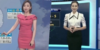 Dẫn bản tin thời tiết, trang phục của nữ MC Hàn và Việt khác biệt lớn