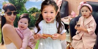 Con gái lai Tây càng lớn càng xinh của Hà Anh đi spa chăm sóc da từ bé