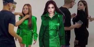 Hậu trường chưa hết "sốt", Lê Giang đã đăng ảnh chính thức cực "đỉnh"