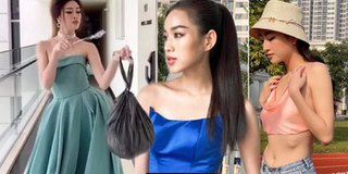 Thời trang khó hiểu của các nàng hậu: Đỗ Thị Hà lộng lẫy đi ăn bún chả