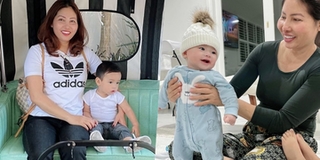 Khoảnh khắc chăm cháu ở Mỹ của mẹ Phạm Hương, U60 vẫn trẻ đẹp
