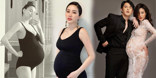 Bảo Thy và dàn mỹ nhân Việt chăm diện đồ bó sát dù đã "bầu vượt mặt"