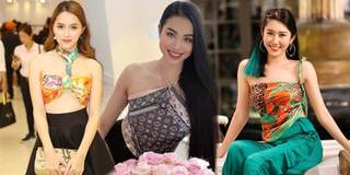 Sao nữ Vbiz lấy khăn làm áo: Phạm Hương quyến rũ, Thúy Ngân tươi tắn
