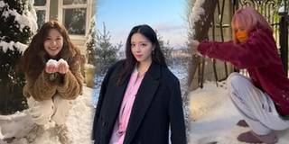 Muôn kiểu sống ảo của idol K-pop trong trận tuyết cuối năm