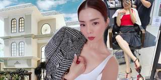 Lệ Quyên diện đồ hiệu đi làm tóc gần nửa ngày dù biệt thự đang dang dở