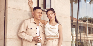 Phương Trinh Jolie - Lý Bình diện đồ đồng điệu xuống phố cuối tuần