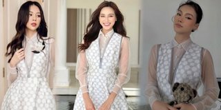 Đỗ Thị Hà thất thế khi đụng váy với Hoa hậu Trái đất 2018 Phương Khánh